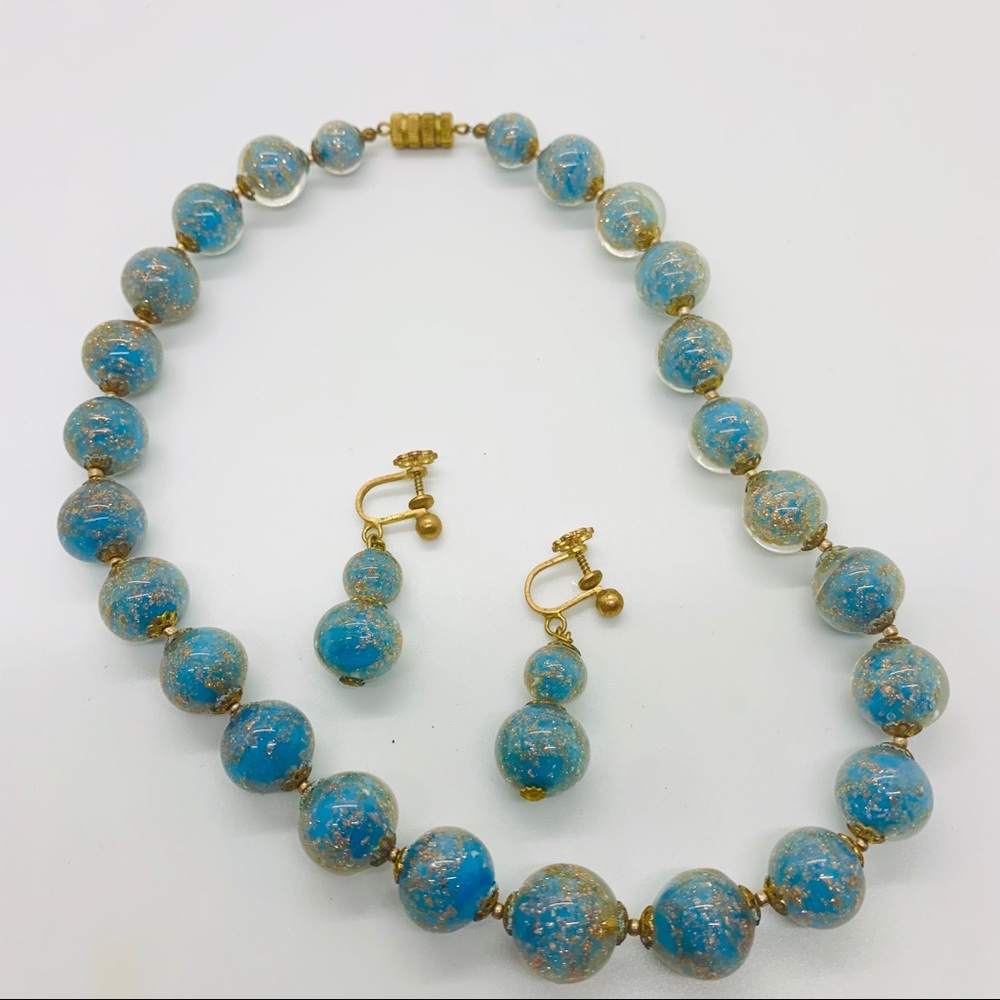 Vintage Gold Speckled Jewelry